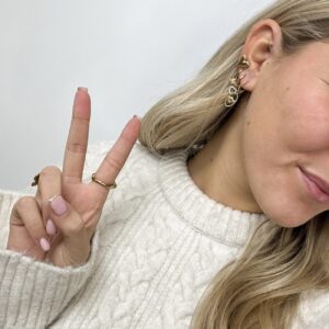 Oorbellen Angel O143 Goud - Afbeelding 2