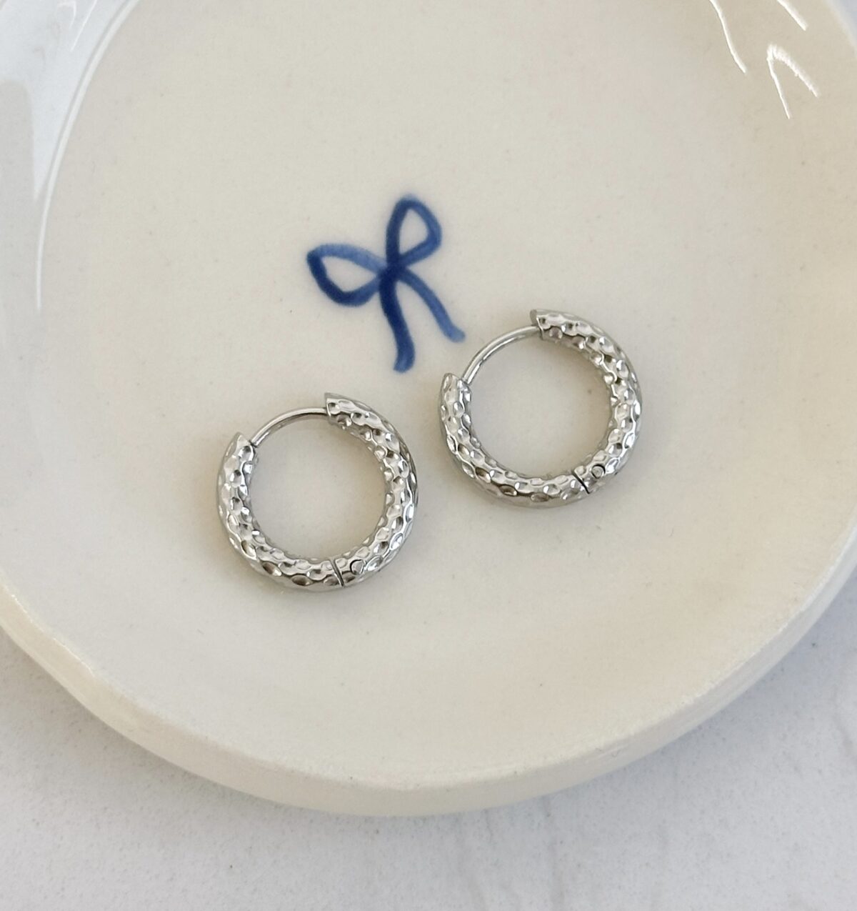 Mini Hoops O124 Zilver