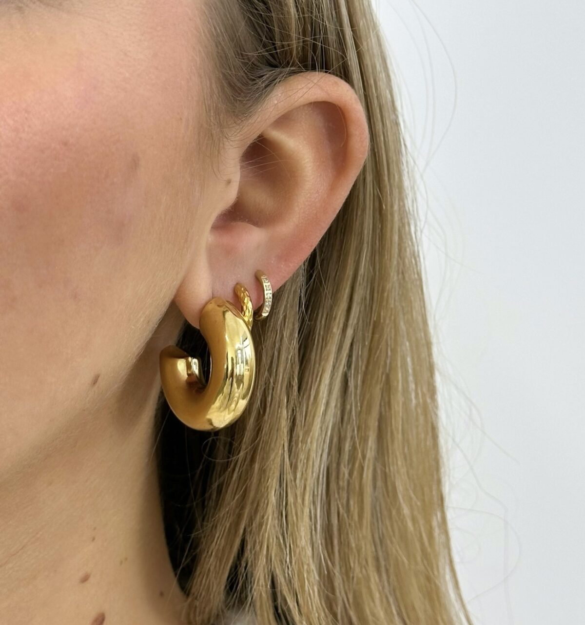 Statement Hoops O116 Goud