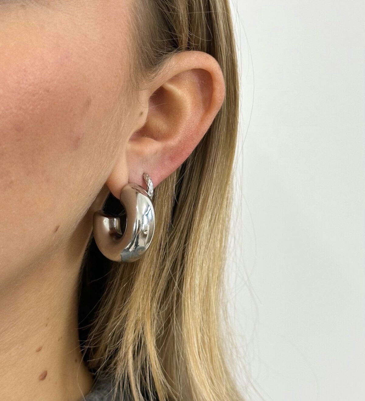 Statement Hoops O116 Zilver - Afbeelding 2