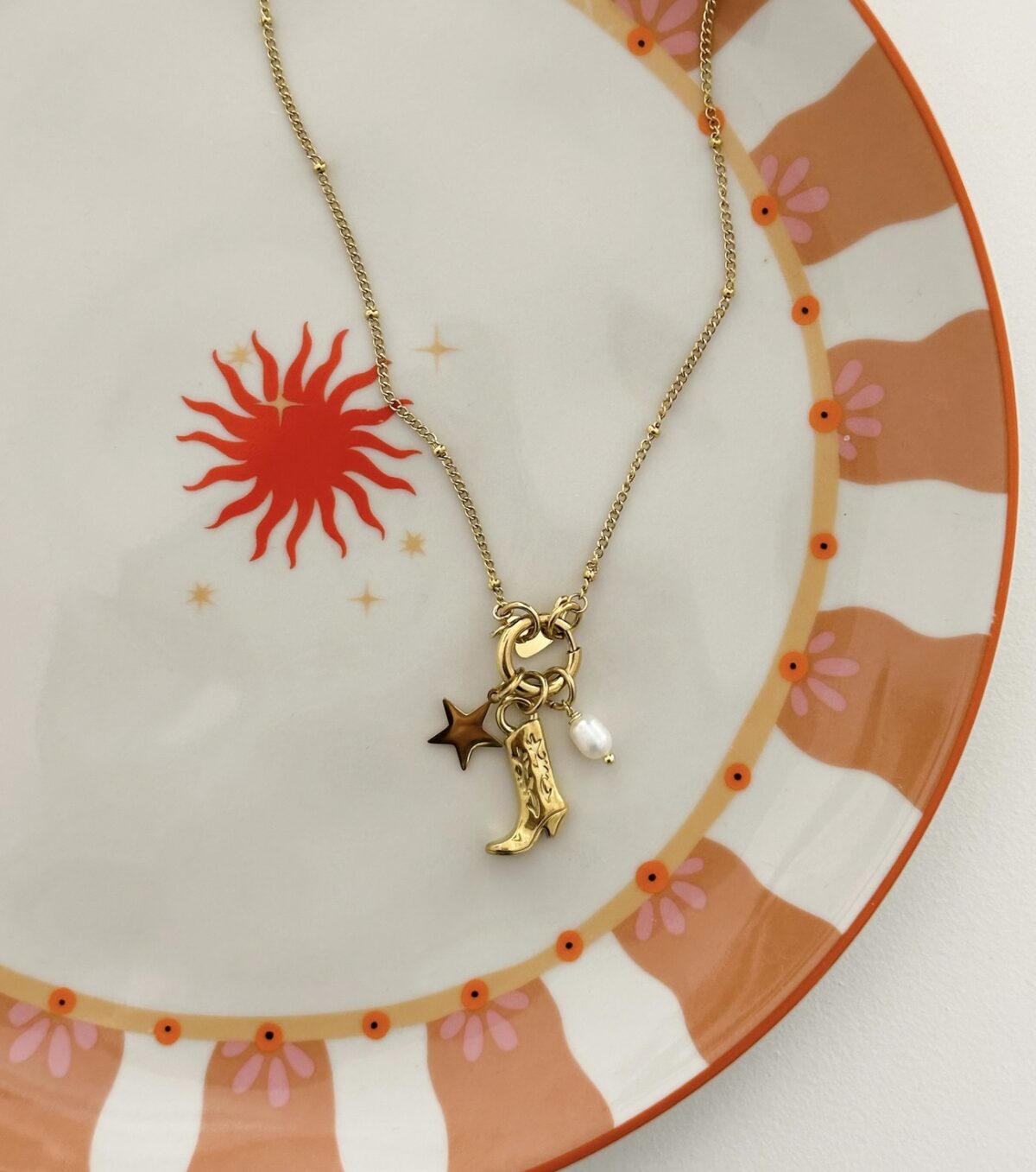 Ketting cowboy K106 Goud
