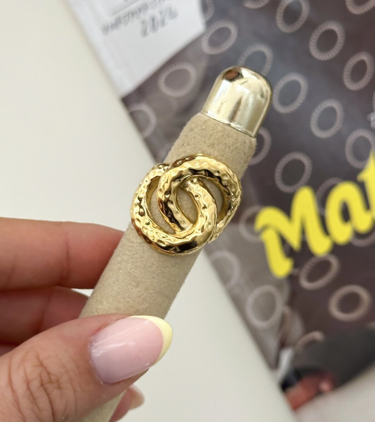 Ring Knoop R058 Goud