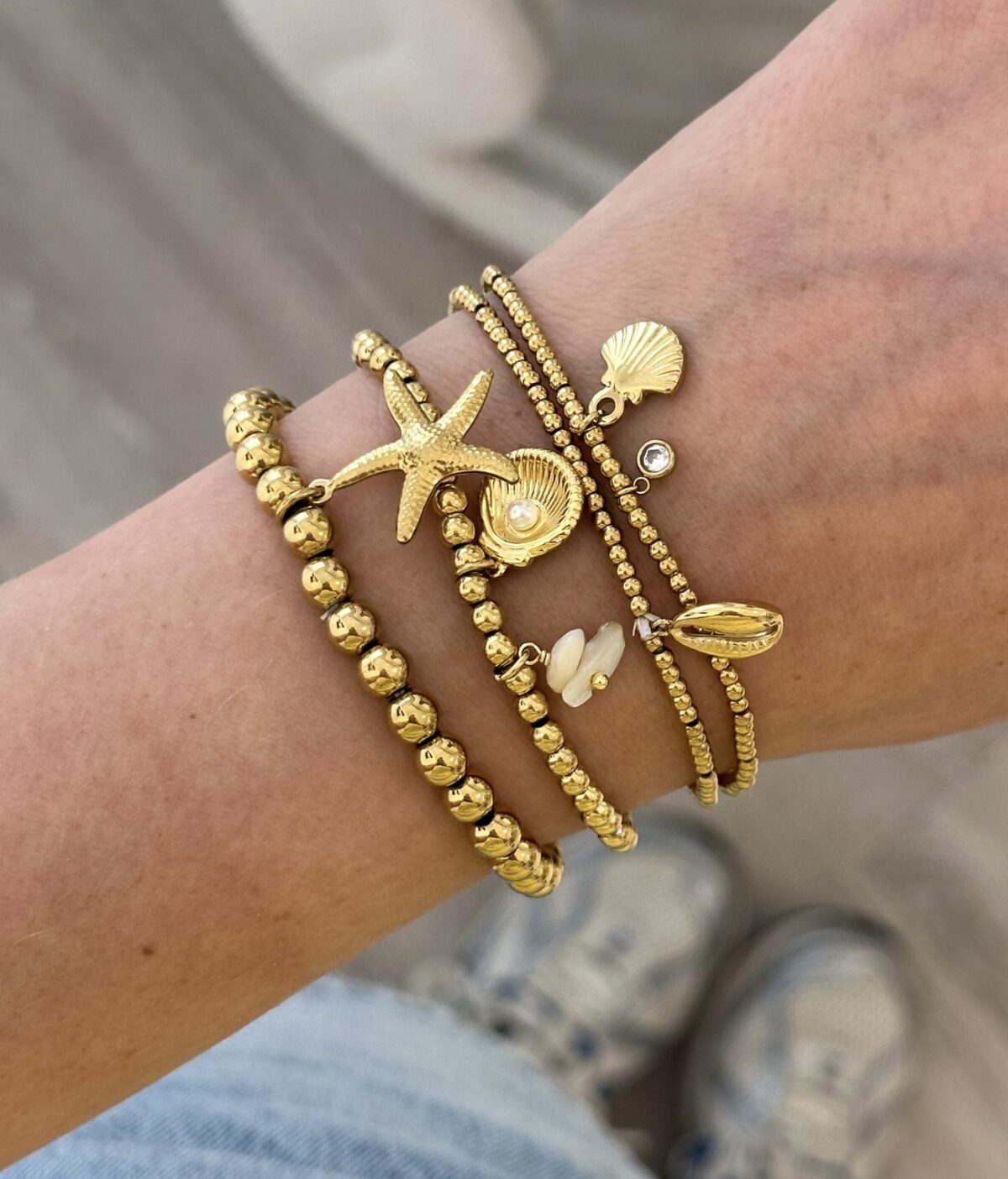 Armband A059 Goud - Afbeelding 2