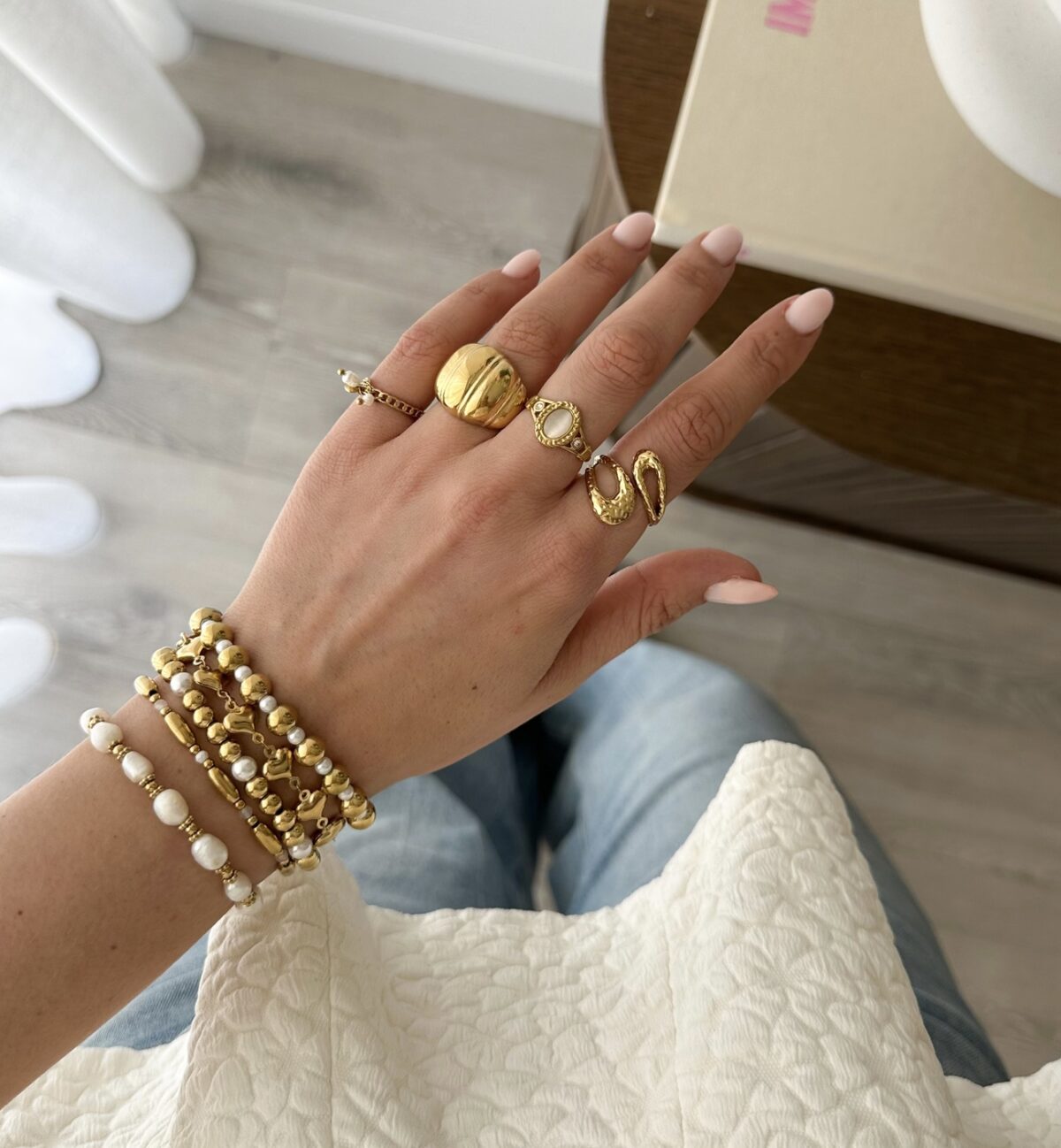 Ring R060 Goud - Afbeelding 3