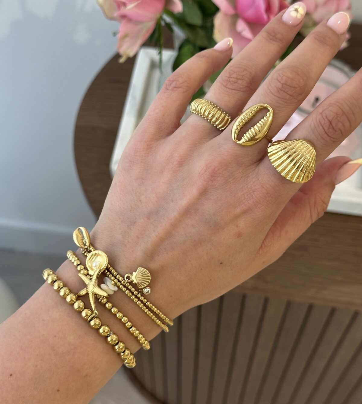 Ring R007 Goud - Afbeelding 2