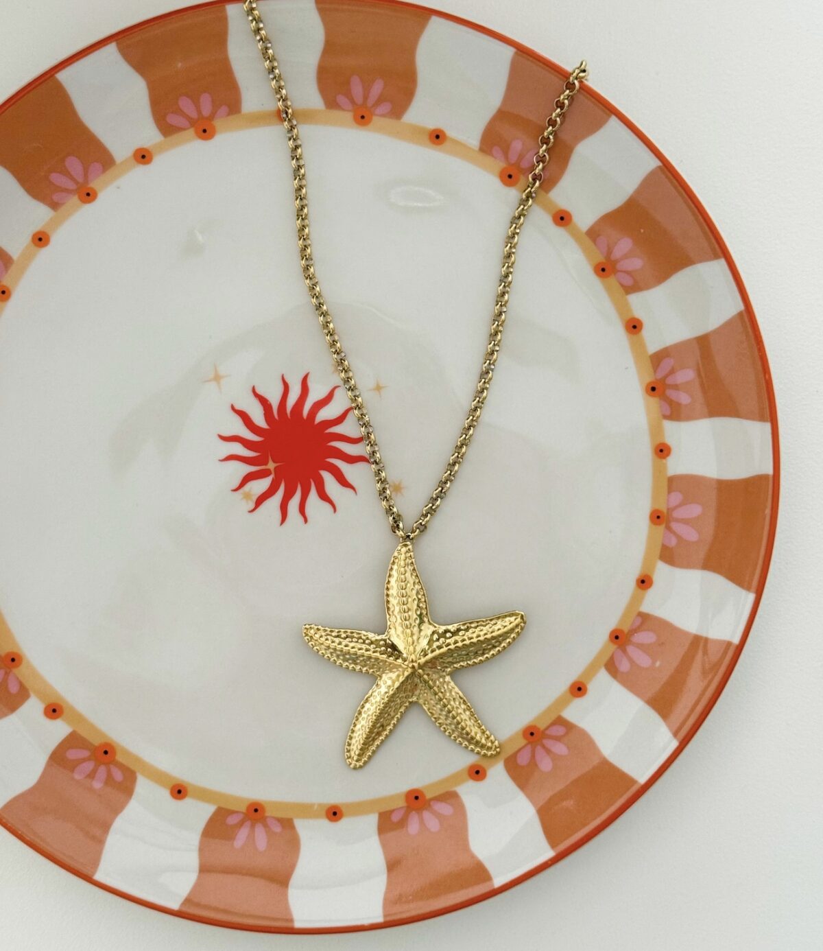 Ketting Ster K033 Goud