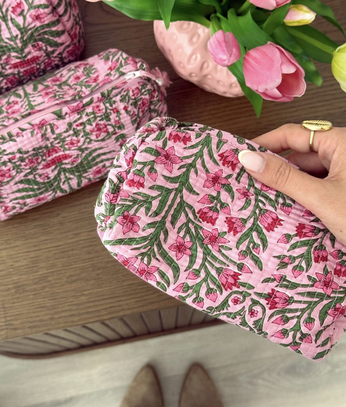 Toilettas Nora Roze - Afbeelding 4