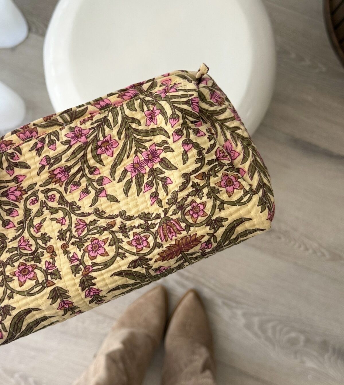 Toilettas Vera Geel - Afbeelding 2