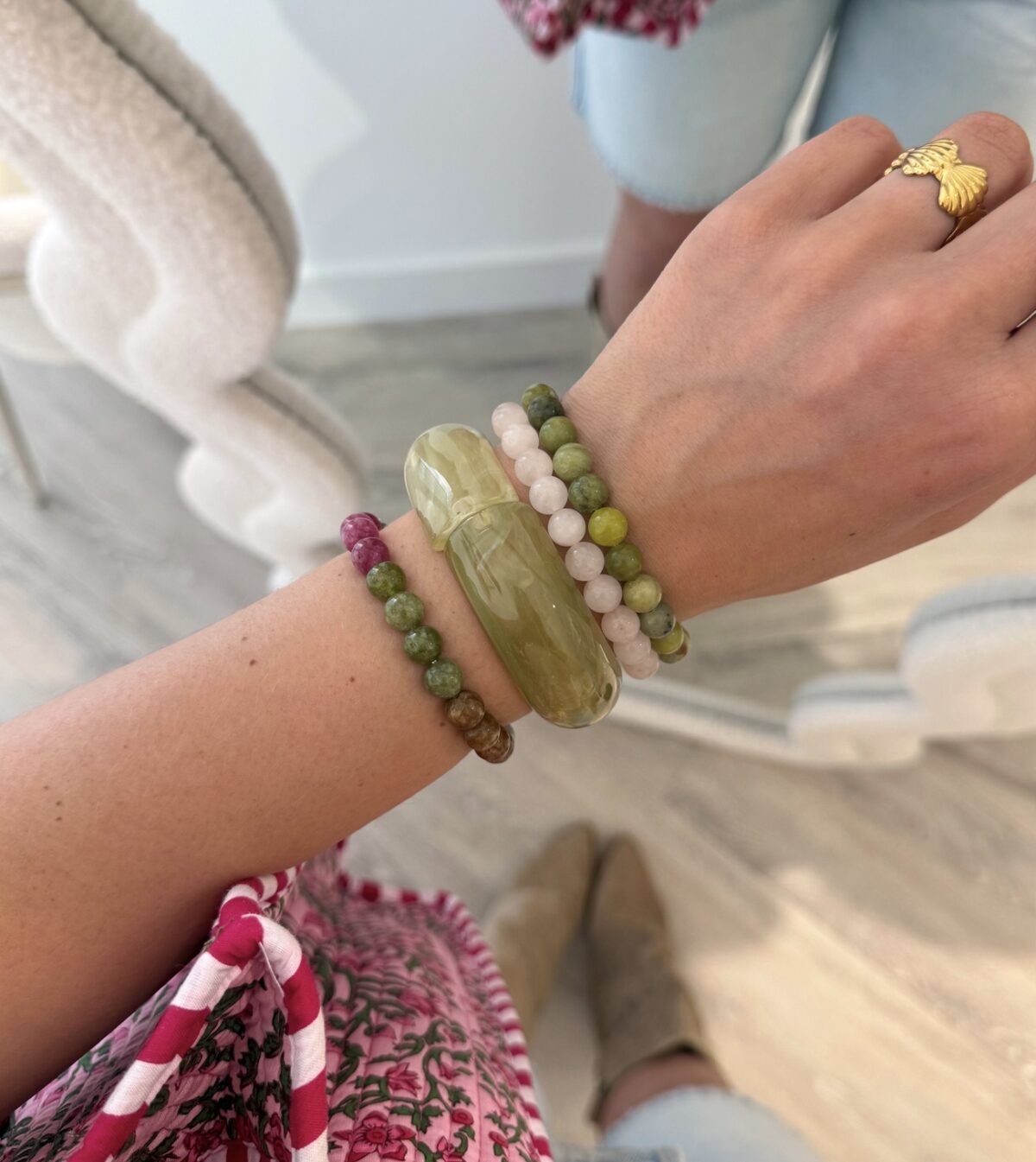 Chunky Bracelet A097 Groen - Afbeelding 2