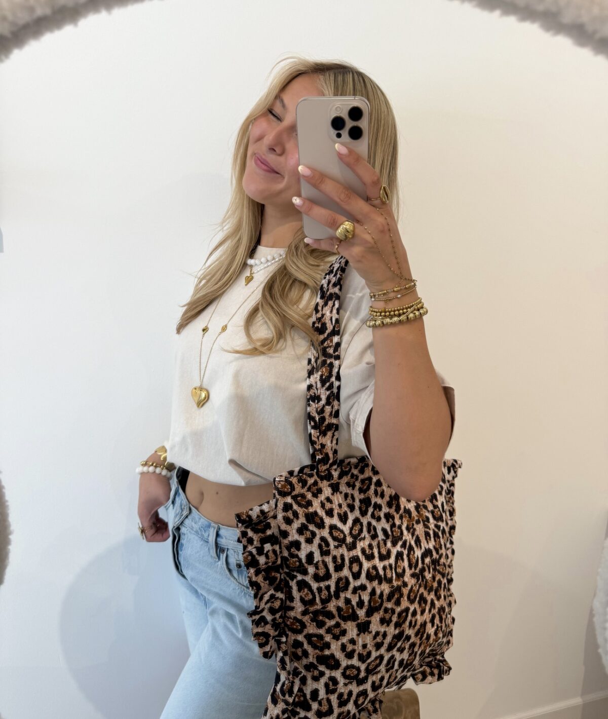 Shopper/Strandtas Ruffle Lot Leopard - Afbeelding 2