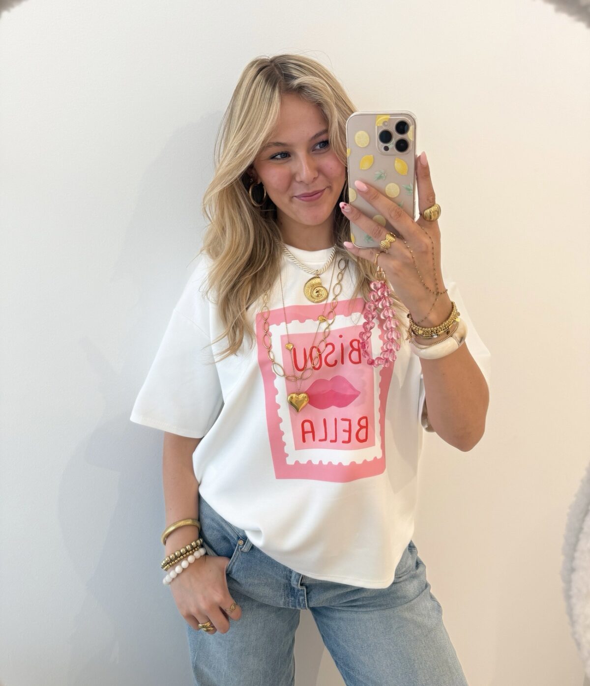 Phone Cord Heart Roze 03 - Afbeelding 3